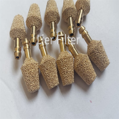 kwaliteit  -200C-600C Sintered Metal Powder Filter Weldable Machinable Copper Powder Filter fabriek