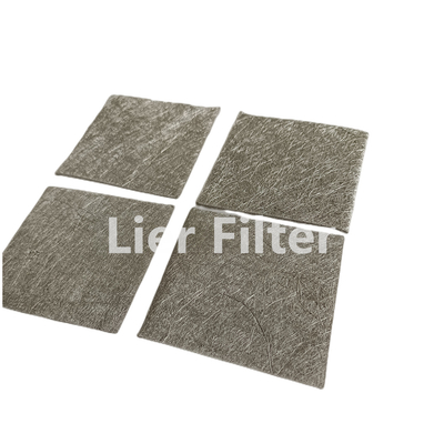 De Filter op hoge temperatuur sinterde rating van Metaal de Vezel Gevoelde goede filterl