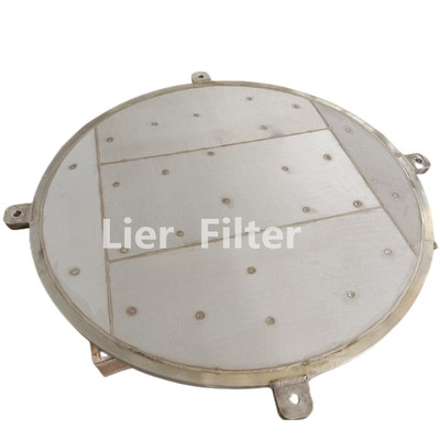 Gespleten sinterzeeffilterplaat en drie in één filterplaatvormig filter