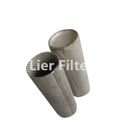 316L het roestvrij staal Gesinterde re-wasbare Element van de Metaalvezel Gevoelde Filter