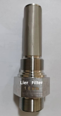 De Gesinterde Filter van AISI304 10um Mesh Type Stainless Steel Powder Op hoge temperatuur