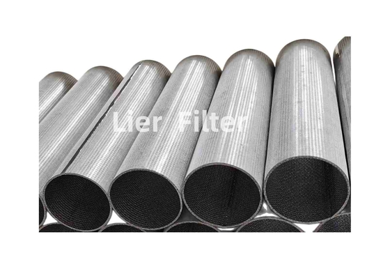 Hoge Precisie316l 1um Norm Gesinterd Metaal Mesh Filter Cartridge