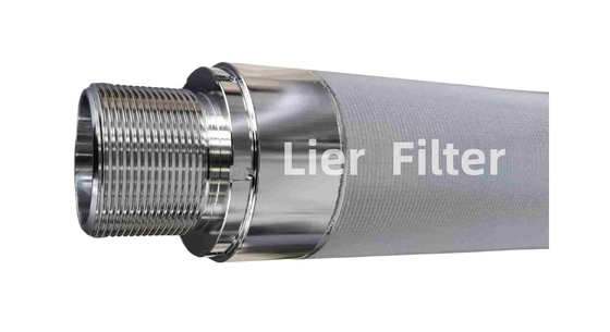 Stabiele het Poederfilter 1.7mm van het Precisieroestvrij staal Gesinterde Metaal