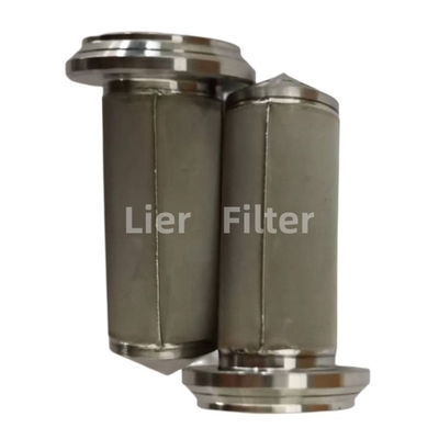 Gelaste 14um 316L sinterde Multidie de Filterelement van de Laagklep in Hydraulische Machine wordt gebruikt