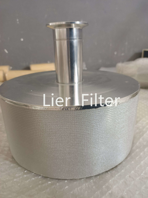 Multi de Verwerkingsgebieden van Laagroestvrij staal Gesinterde Mesh Shaped Filter For Food