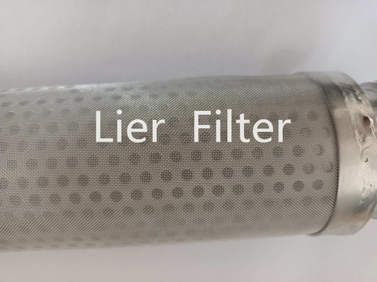 Multilagen 1.7mm Dikke Raffinage van Draadmesh filter element for oil